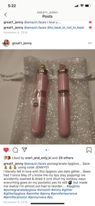 “Miss Jane” Natural Pomegranate Lipgloss
