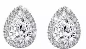 Signature  “BLING“ Oval Diamond Earrings